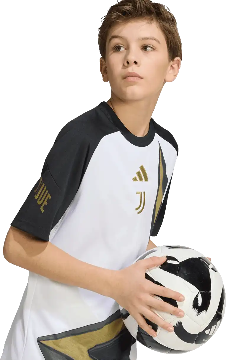 Dětský předzápasový dres Adidas Juventus FC 26/27 bílo-černý