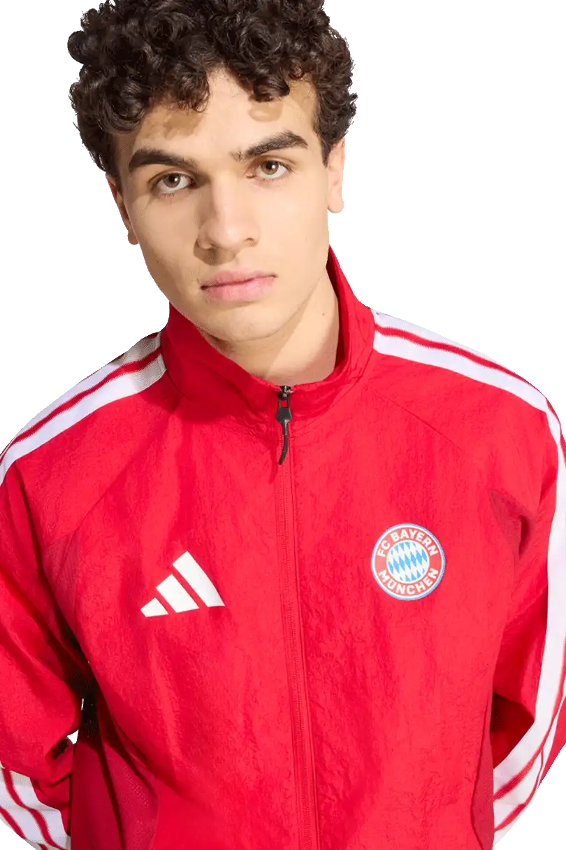Pánská domácí bunda Adidas FC Bayern 26/27 Anthem červená