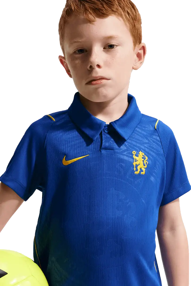 Dětská domácí fotbalová souprava Nike Chelsea FC 26/27 pro malé děti modrá