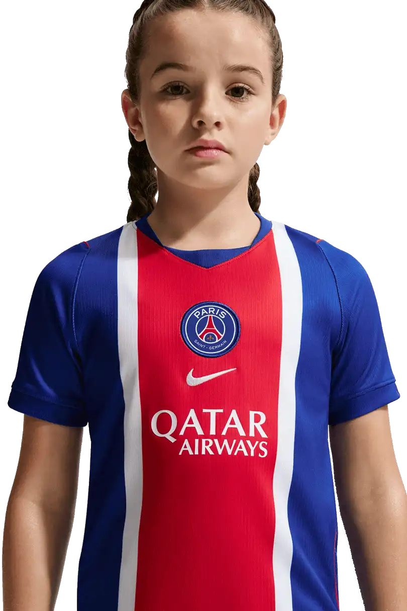 Dětský domácí fotbalový dres Nike PSG 26/27 modro-červený