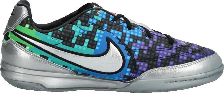 Dětské sálové kopačky Nike x LEGO Streetgato modro-stříbrné