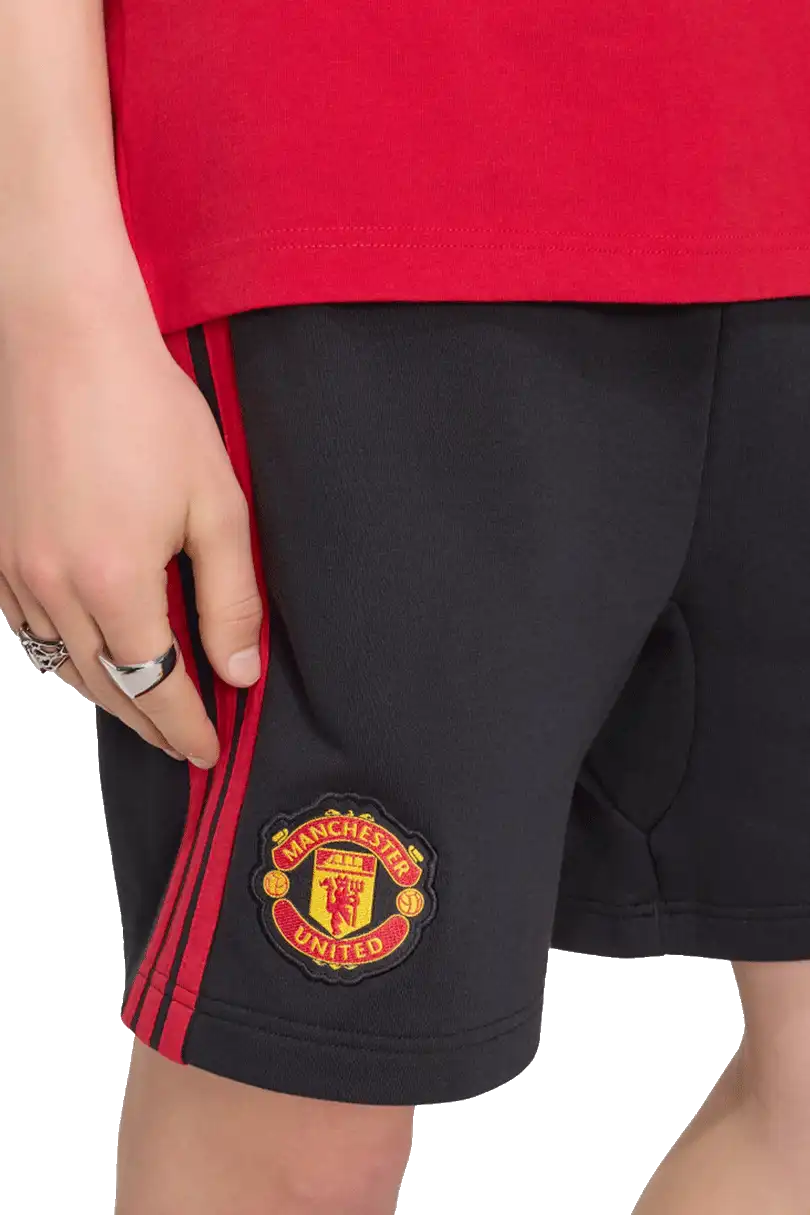Pánské froté šortky Adidas Manchester United 26/27 DNA černé
