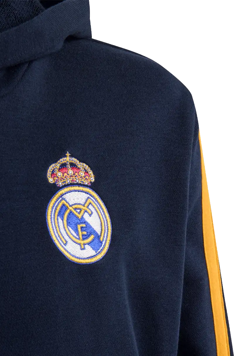 Dětská mikina s kapucí Adidas Real Madrid 26/27 modrá