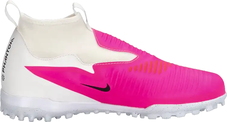 Dětské kopačky turfy Nike Phantom 6 High Academy TF bílo-růžové