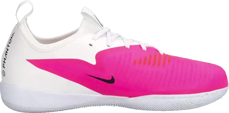 Dětské sálové kopačky Nike Phantom 6 Low Academy IC bílo-růžové