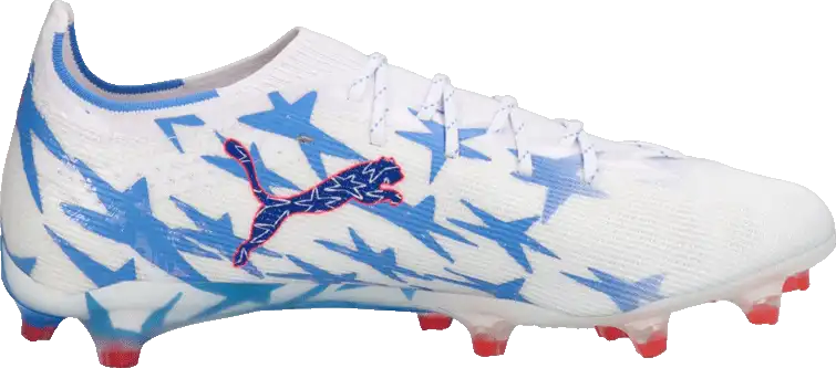 Pánské lisovky Puma Ultra 6 Pro KidSuper x Christian Pulisic FG/AG bílé