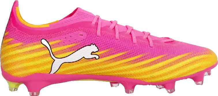 Pánské kopačky lisovky Puma Ultra 6 Pro FG/AG růžové
