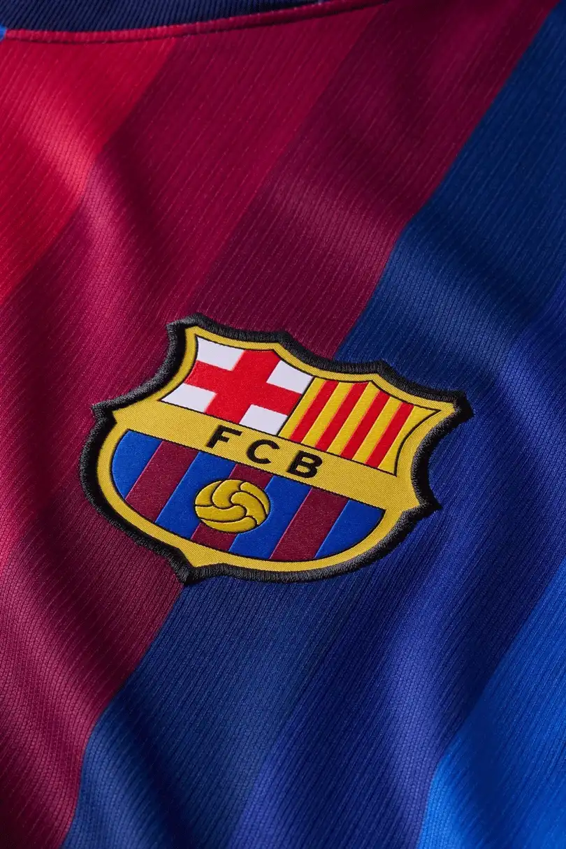 Pánský domácí fotbalový dres Nike FC Barcelona 26/27 modro-červený