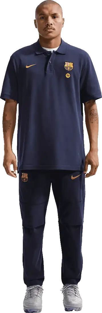 Pánská košile Nike FC Barcelona 26/27 Club Polo modrá