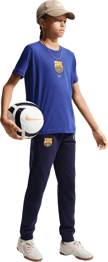 Dětské fotbalové tričko Nike FC Barcelona 26/27 Tee modré