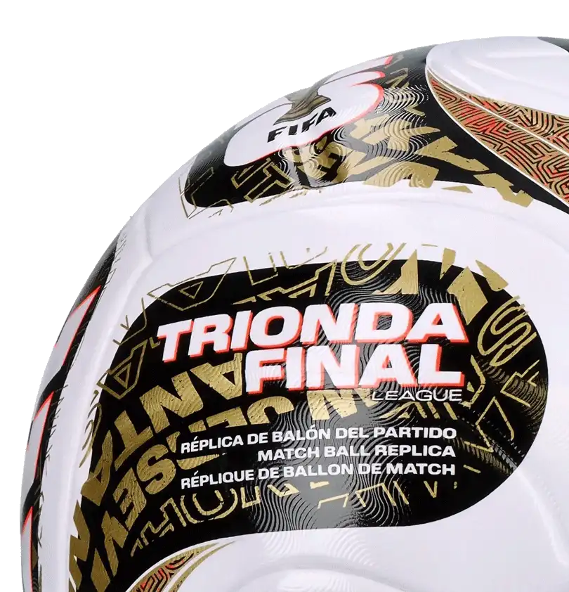 Fotbalový míč Adidas Trionda World Cup 2026 League Finals velikost 4 bílo-hnědý