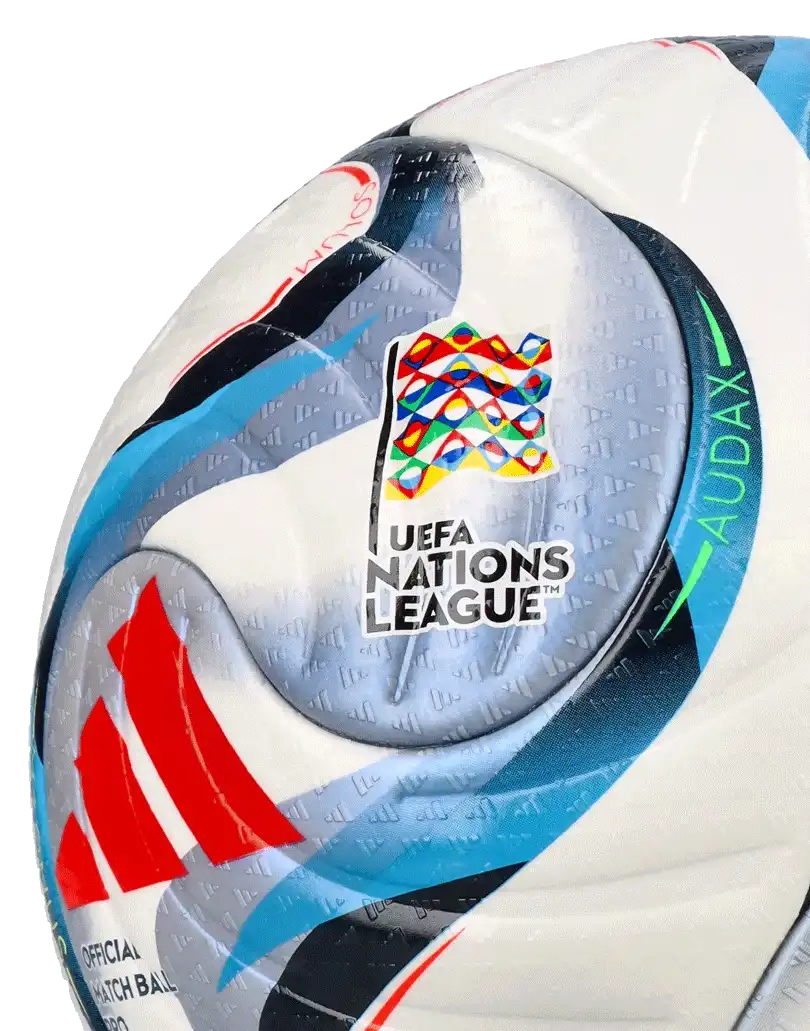 Fotbalový míč Adidas UEFA Nations League 26/27 Pro velikost 5 bílý