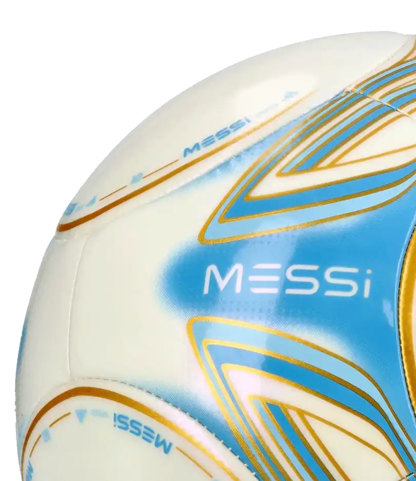 Fotbalový míč Adidas Messi Club velikost 3 bílo-blankytný