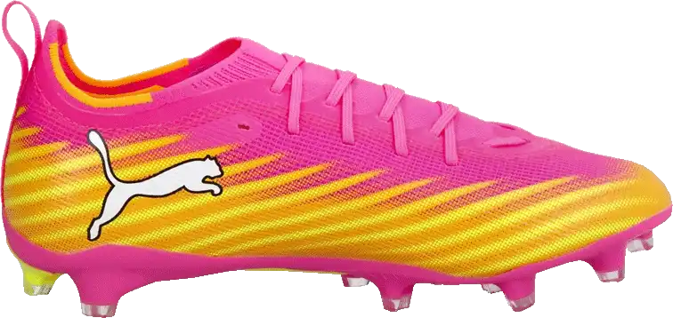 Dětské kopačky lisovky Puma Ultra 6 Pro FG/AG růžové