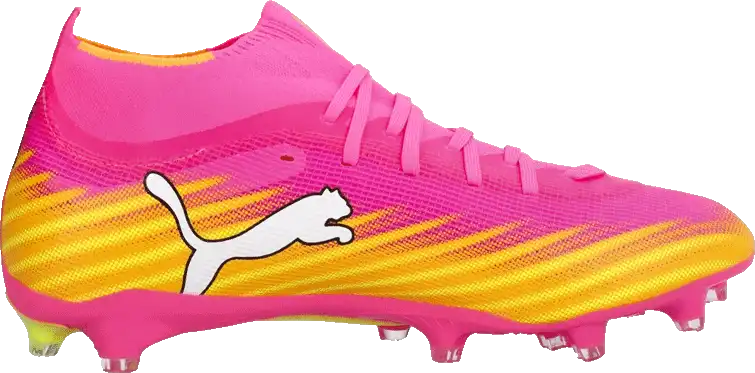 Pánské kopačky lisovky Puma Ultra 6 Match+ FG/AG růžové