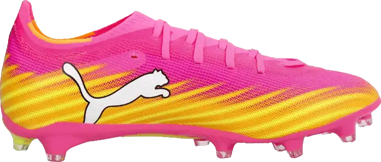 Pánské kopačky lisovky Puma Ultra 6 Match FG/AG růžové