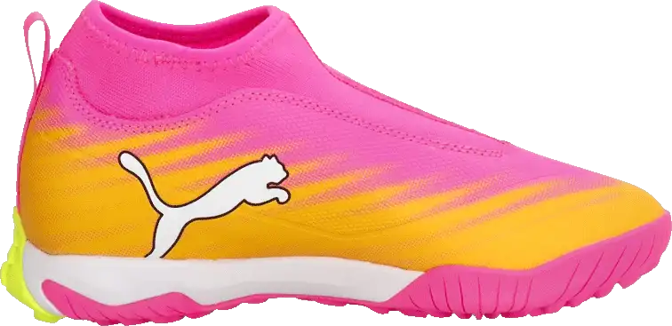 Dětské kopačky turfy Puma Ultra 6 Match+ LL TT Mid BTK růžové