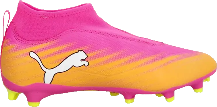 Dětské lisovky Puma Ultra 6 Match+ LL FG/AG BTK růžové