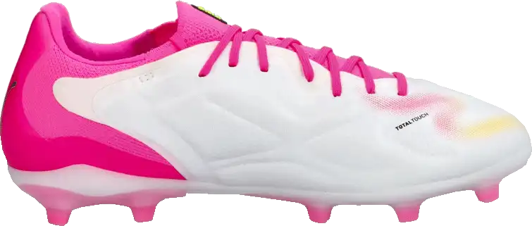 Pánské kopačky lisovky Puma King 20 Pro FG/AG bílo-růžové