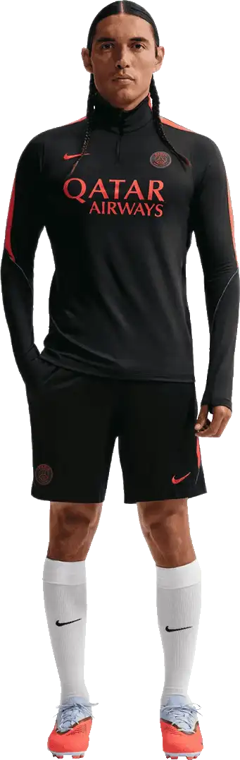 Pánské pleteninové šortky Nike PSG 26/27 Strike černé