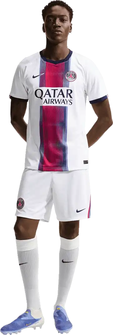 Pánský venkovní fotbalový dres Nike PSG 26/27 bílý