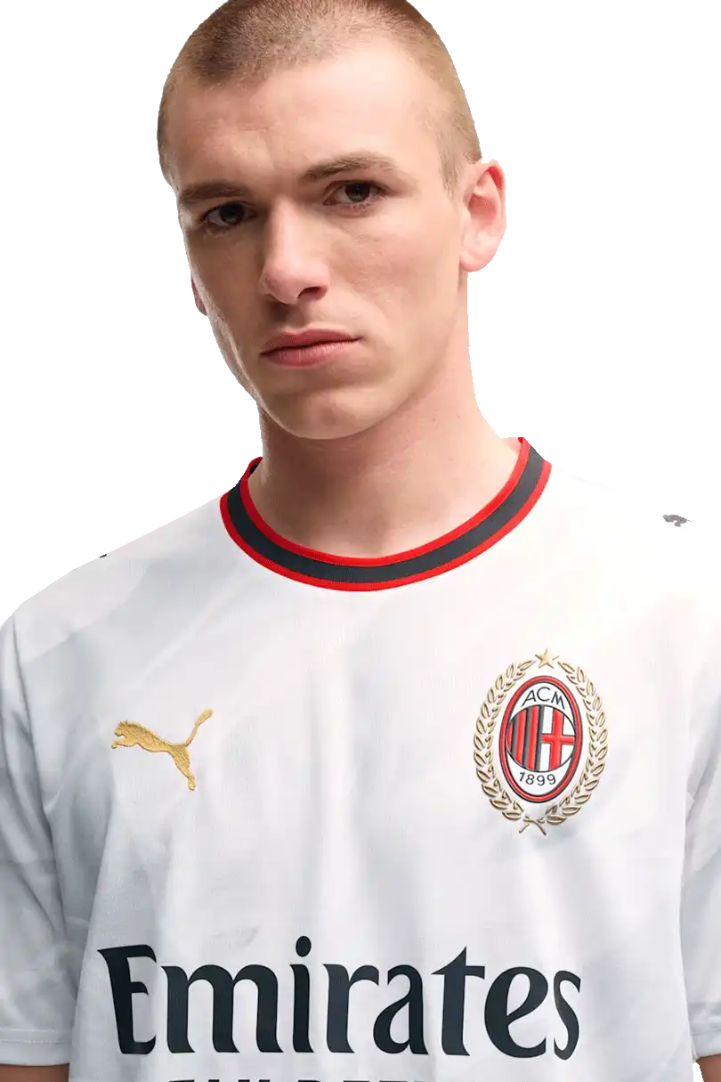 Pánský venkovní fotbalový dres Puma AC Milan 26/27 bílý