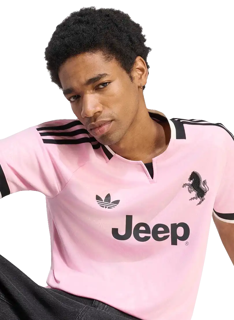 Pánský venkovní fotbalový dres Adidas Juventus FC 26/27 růžový