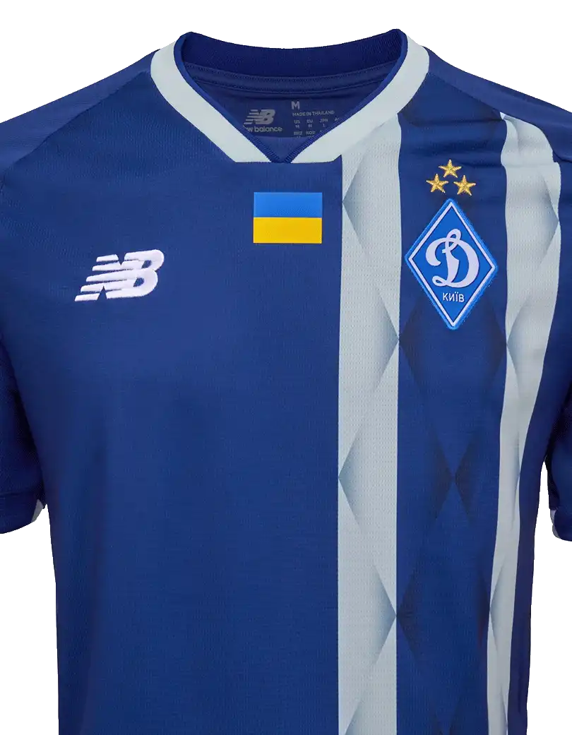 Pánský venkovní fotbalový dres New Balance Dynamo Kyjev 26/27 modrý