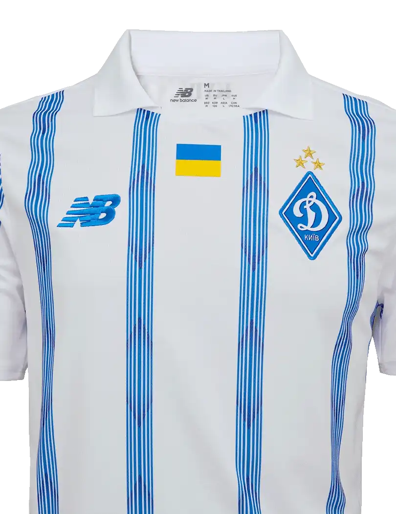 Pánský domácí fotbalový dres New Balance Dynamo Kyjev 26/27 bílý
