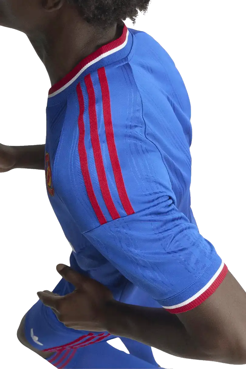 Pánský venkovní zápasový dres Adidas Manchester United 26/27 modrý