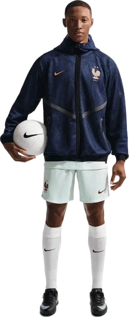 Pánská reprezentační bunda Nike Francie 2026 Anthem modrá