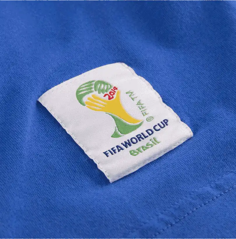 Pánské fotbalové retro tričko COPA Brazil 2014 World Cup modré