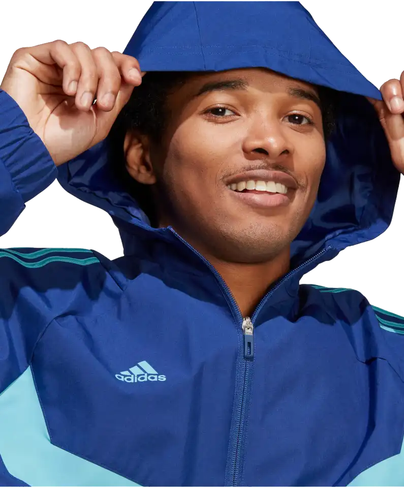 Pánská větrovka Adidas Tiro Windbreaker modrá