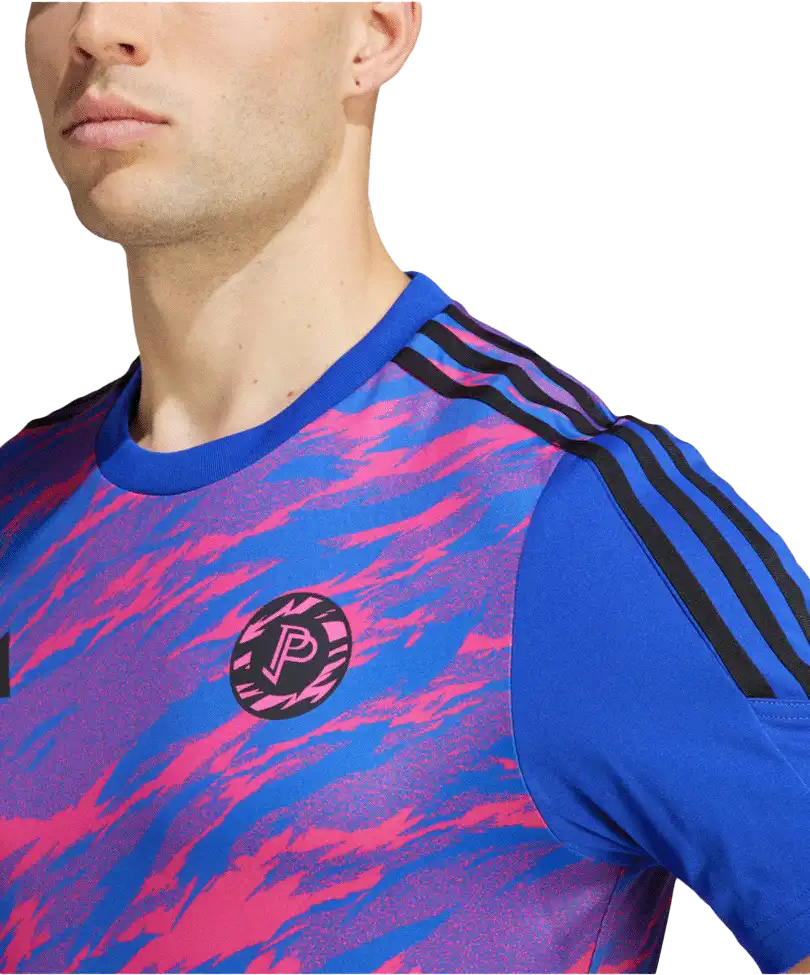 Pánský fotbalový dres Adidas Pogba Training modro-růžový
