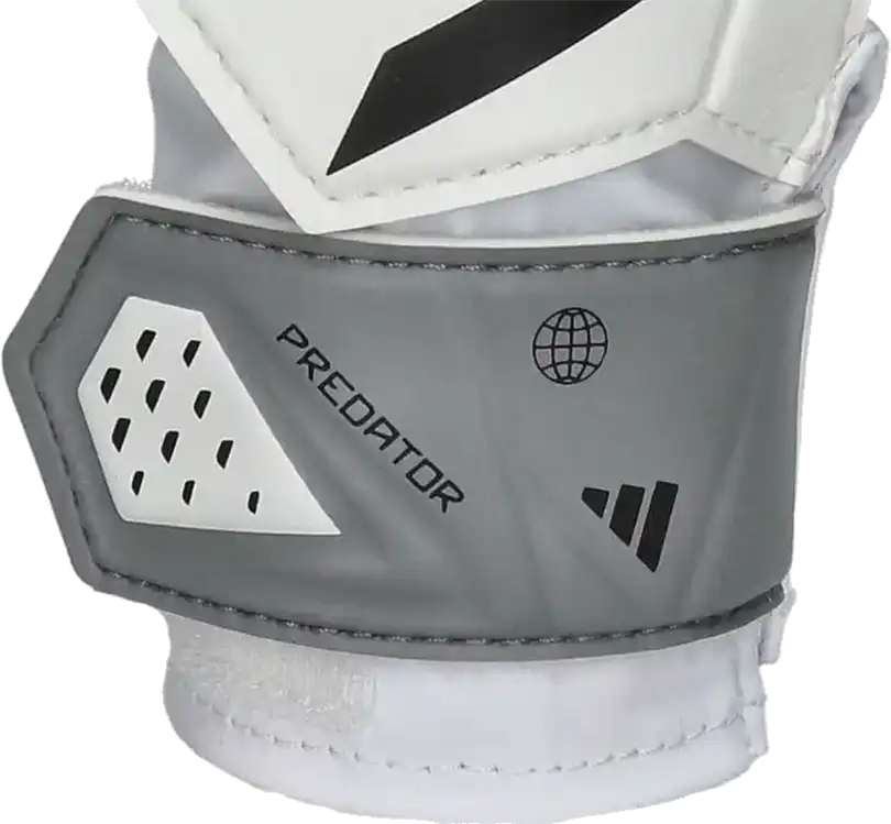 Dětské brankářské rukavice Adidas Predator Training bílo-zelené