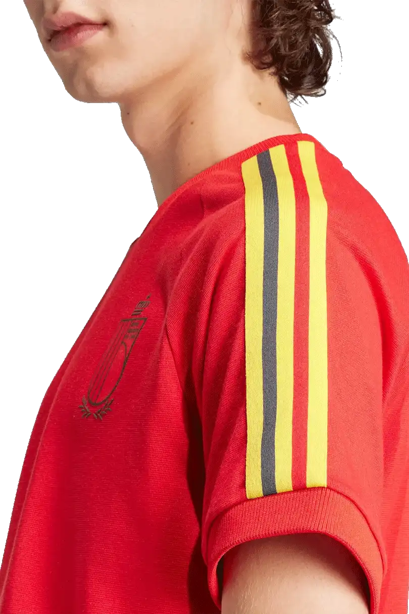 Pánské retro tričko Adidas Belgium Adicolor 3S červené