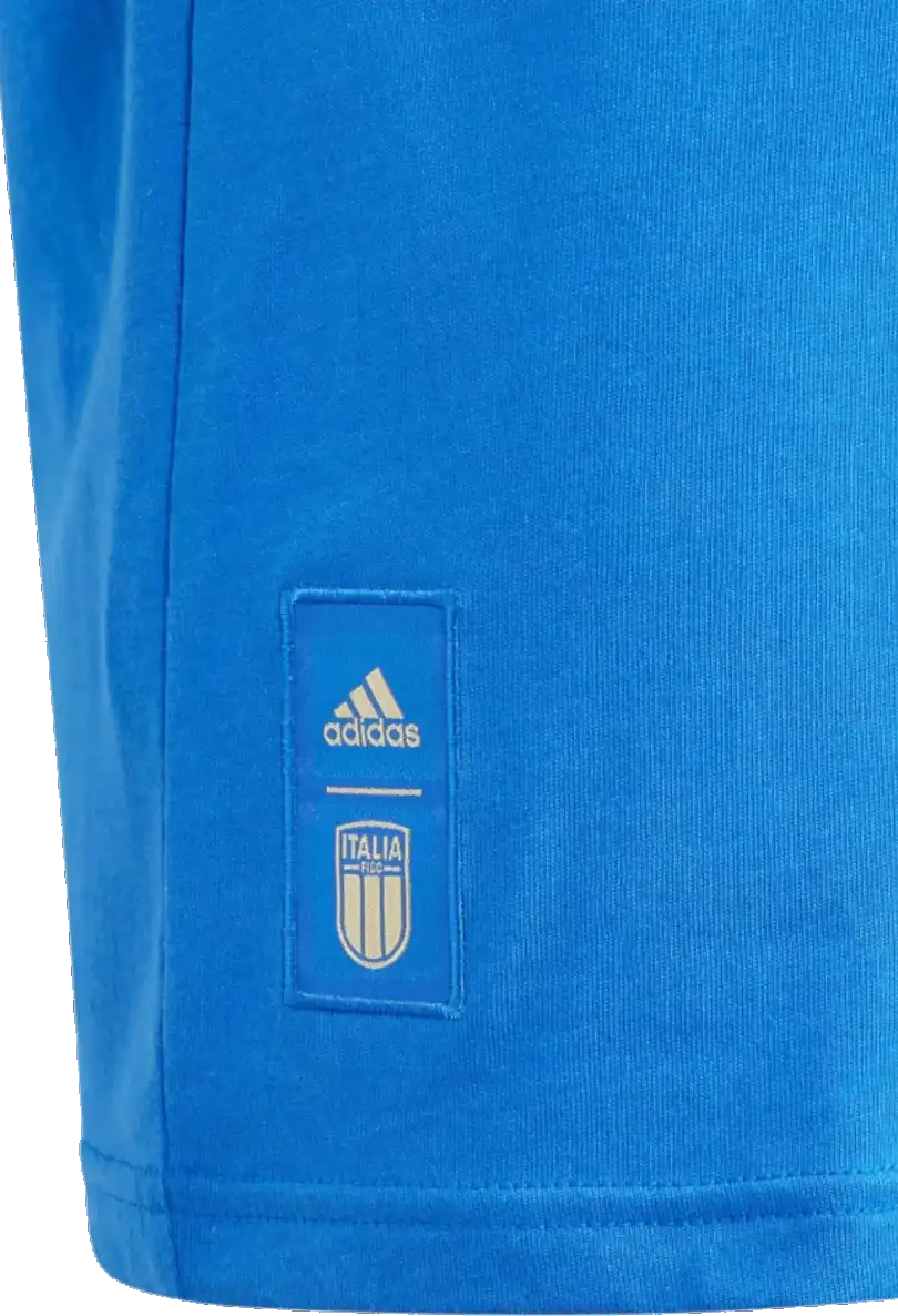 Dětské fotbalové tričko Adidas Itálie 2024 Tee modré