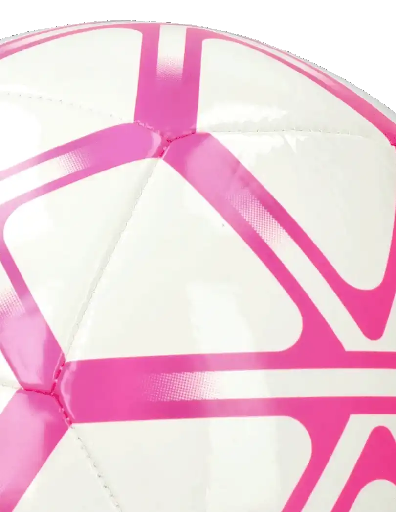 Fotbalový míč Adidas Starlancer Club velikost 3 bílo-růžový