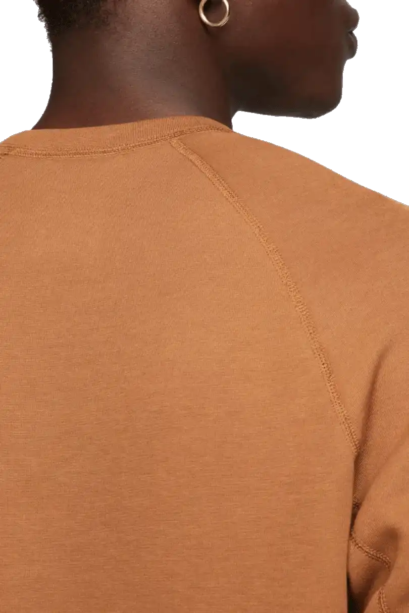 Pánská mikina Nike Sportswear Tech Fleece Crew hnědá