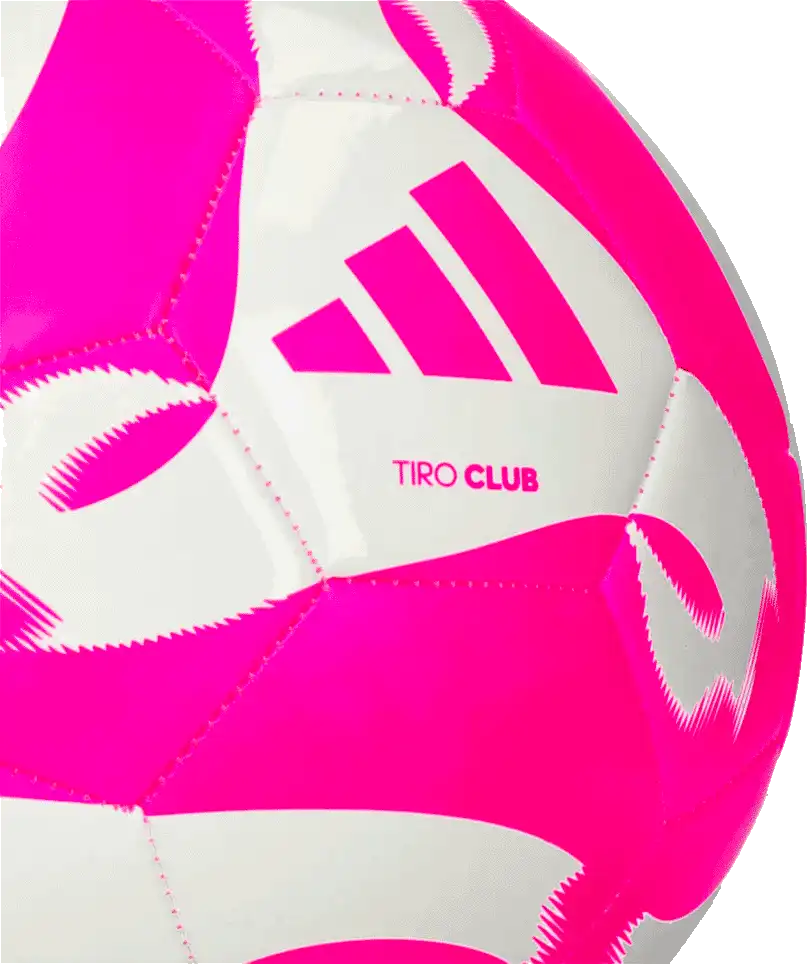 Fotbalový míč Adidas Tiro Club velikost 3 bílo-růžový