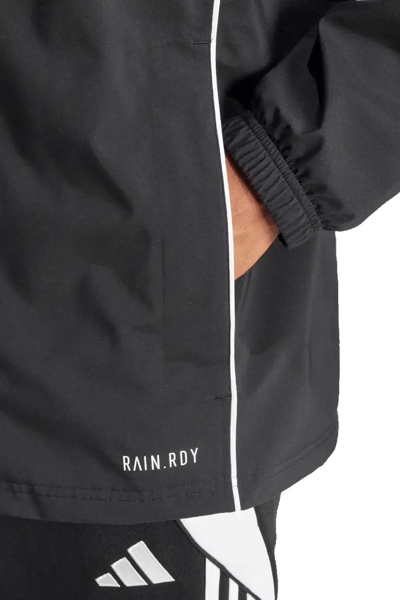 Pánská nepromokavá bunda s kapucí Adidas Tiro 24 Rain černá