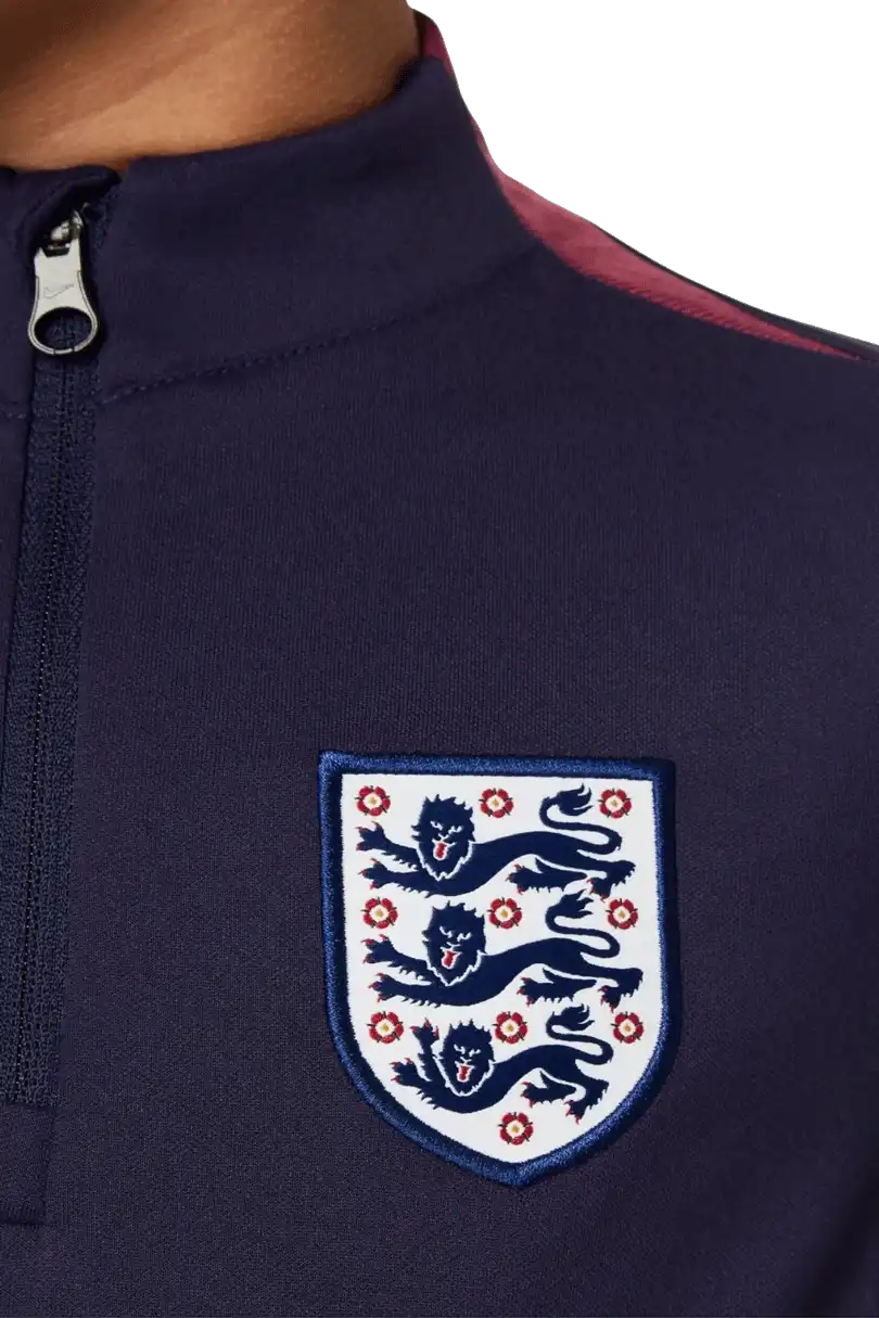 Dětská tréninková mikina Nike England 2024 Academy Pro fialová