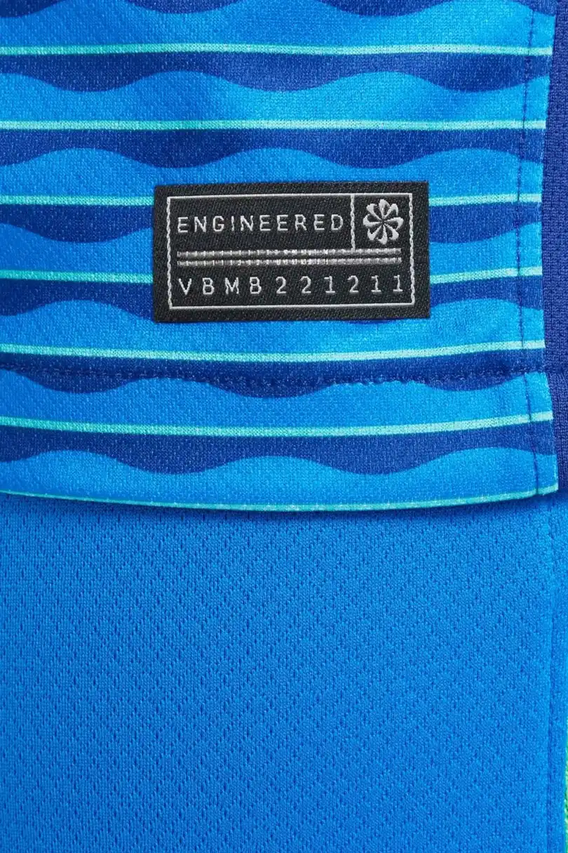 Dětský venkovní fotbalový dres Nike Brazílie 2024 modrý