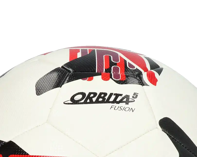 Fotbalový míč Puma Orbita 5 Fusion velikost 5 bílo-červený