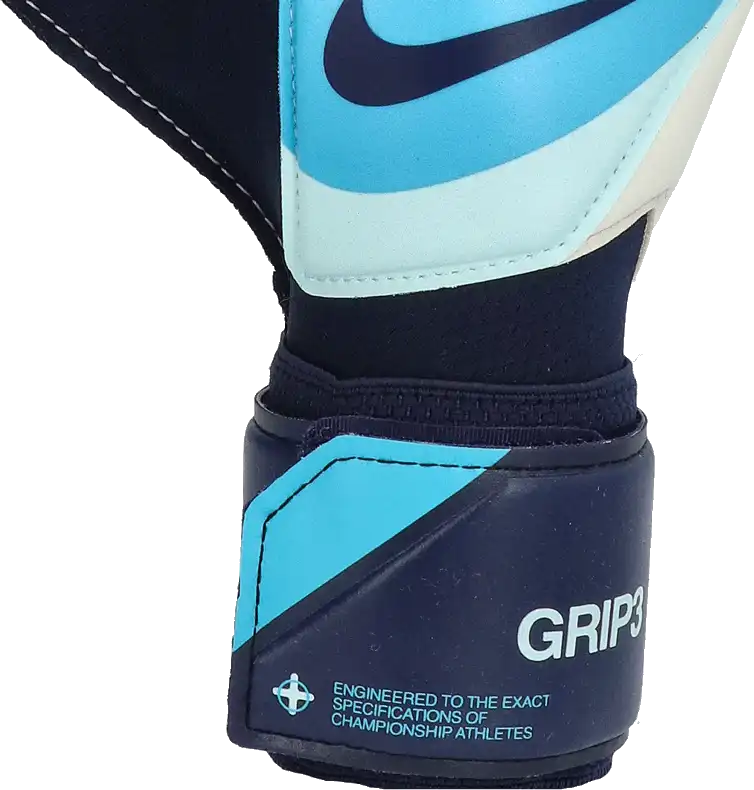 Pánské brankářské rukavice Nike Grip 3 v blankytném provedení