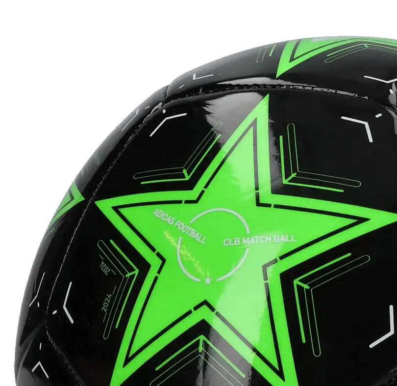Fotbalový míč Adidas UCL Club 24/25 velikost 3 zeleno-černý