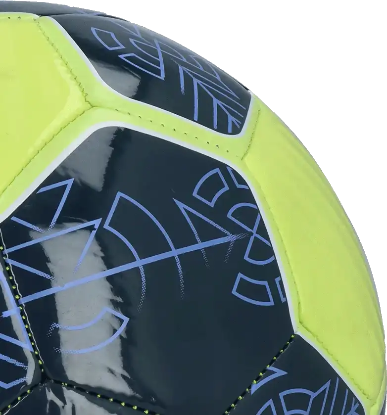 Fotbalový míč Puma Prestige velikost 3 limetkově-modrý