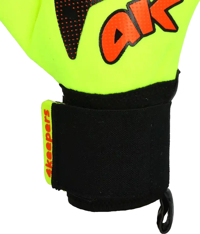 Dětské brankářské rukavice 4keepers Elite Venom NC žluto-černé