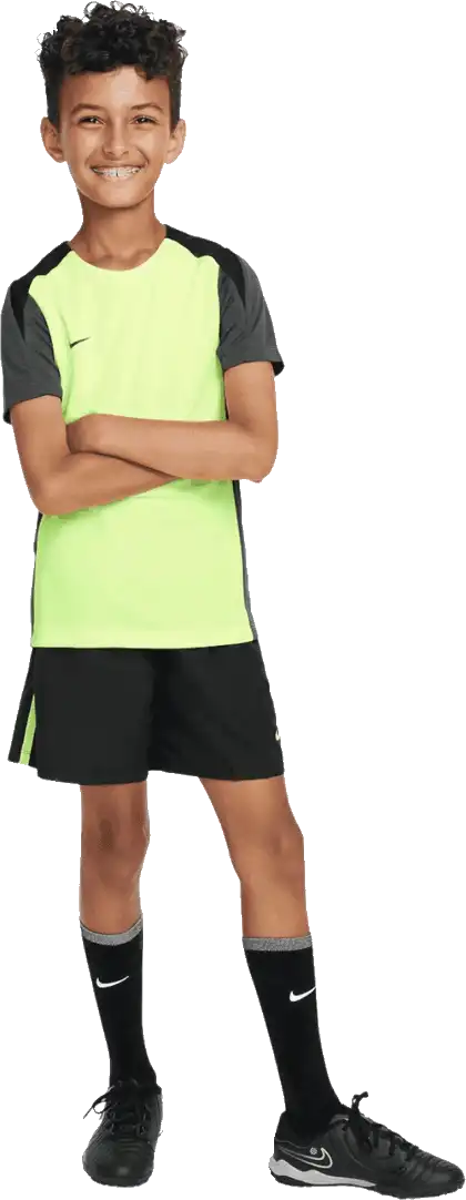 Dětské tréninkové tričko Nike Dri-FIT Strike limetka