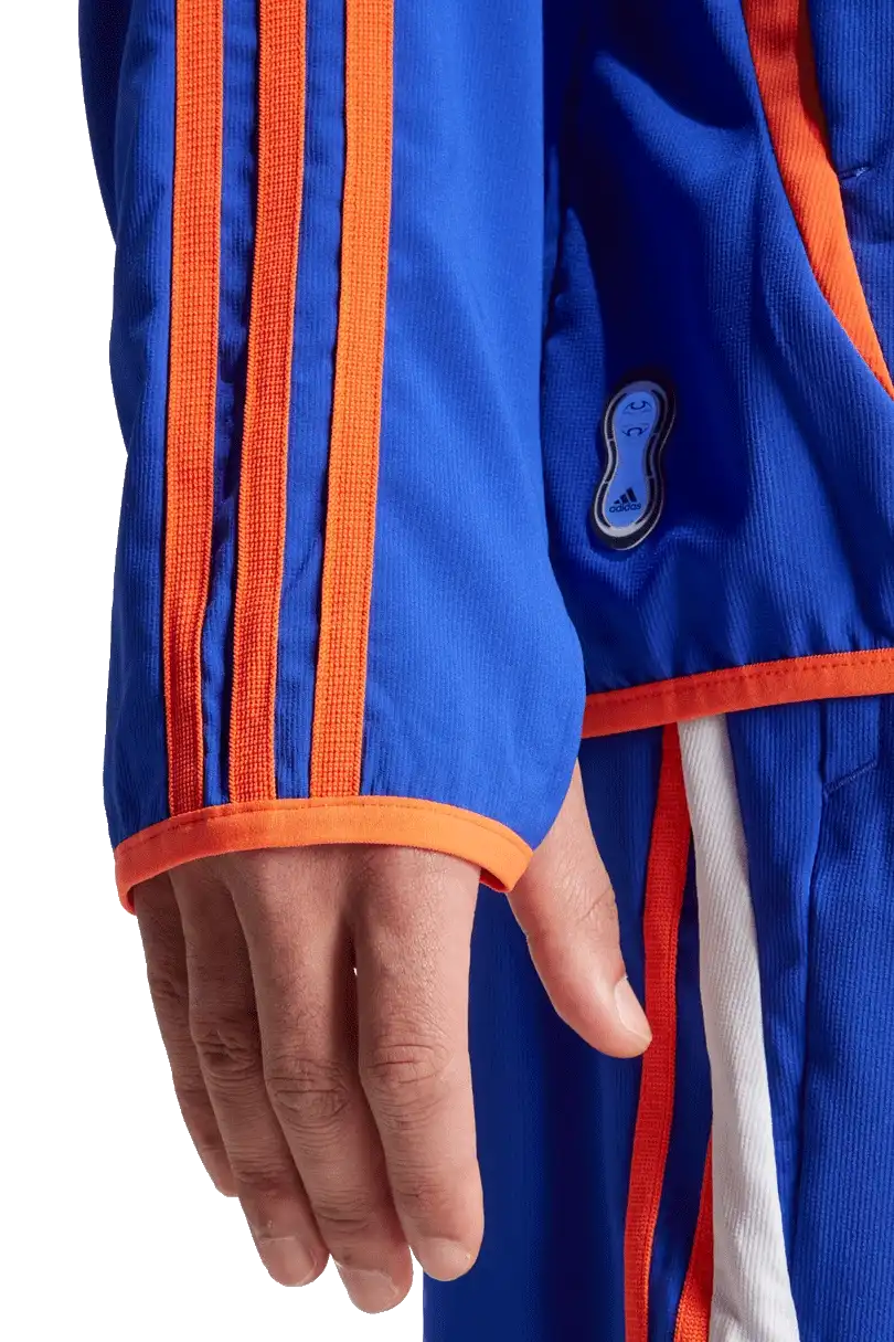 Pánská hřejivá bunda Adidas F50 Woven modrá